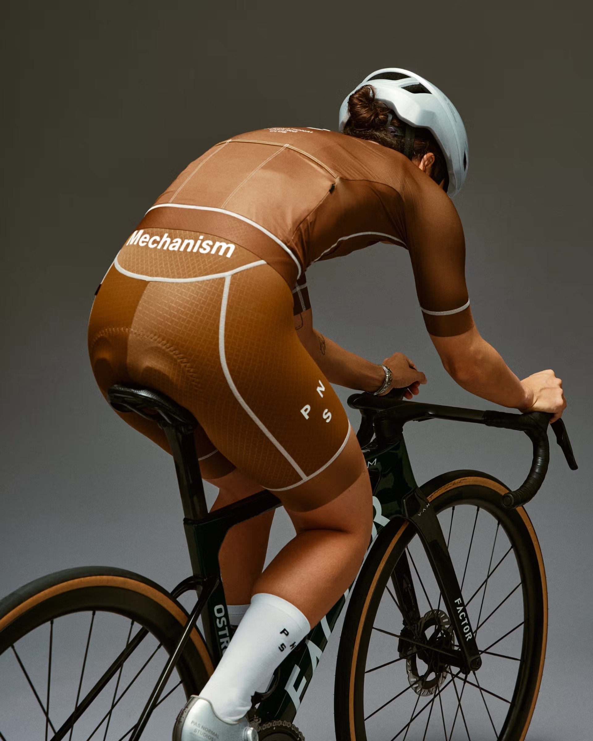 PAS NORMAL STUDIOS Mechanism Bib Khaki Green Women — Cycle Store